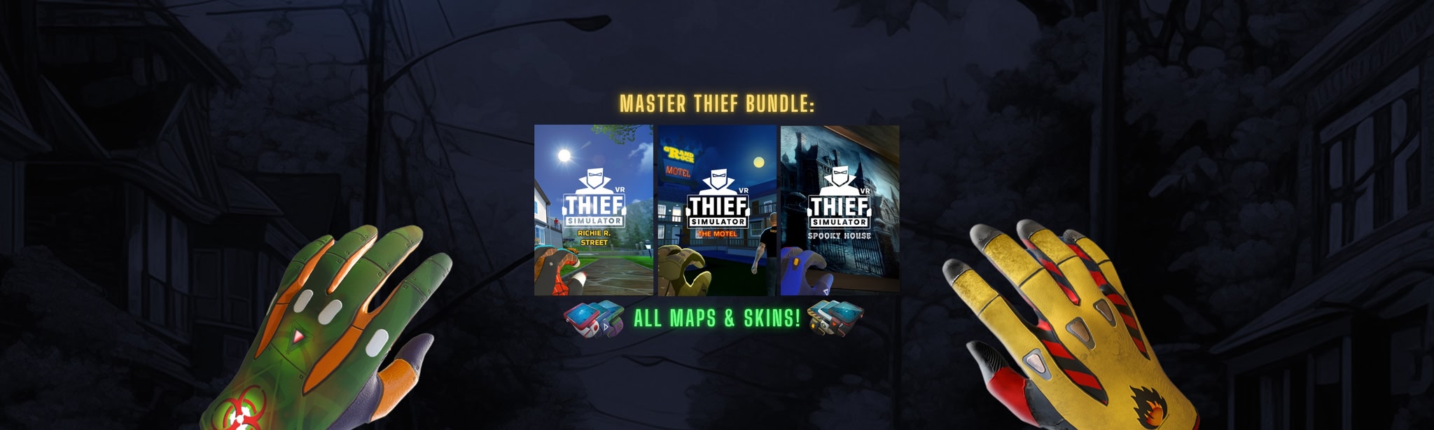 💰Master Thief Bundle: All Maps & Skins!
