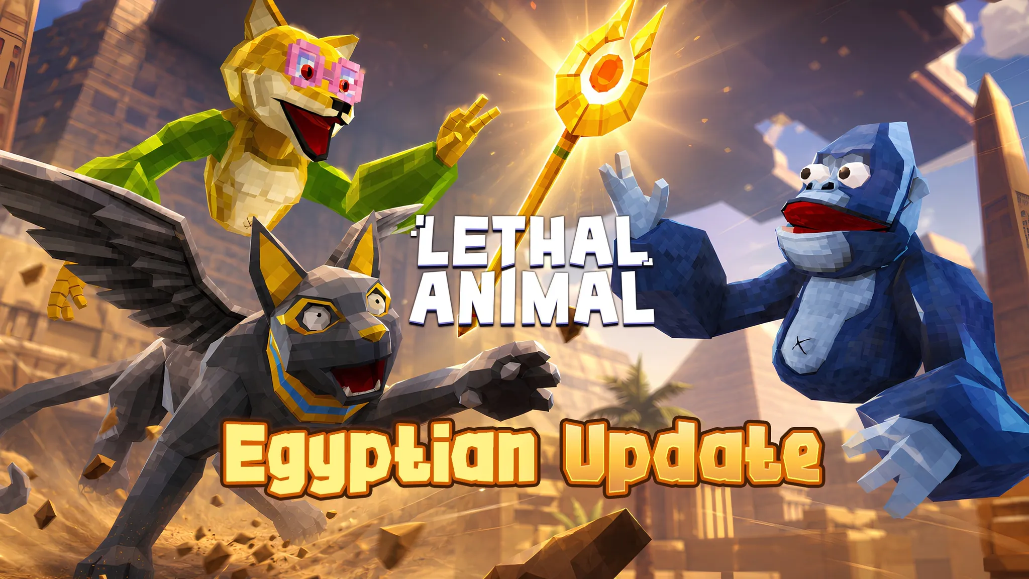 Египетское обновление Lethal Animal: пирамиды, босс и новый питомец!